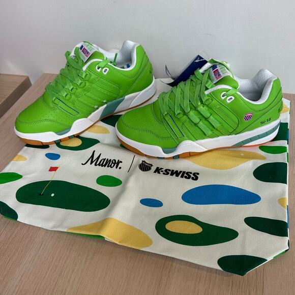 K-Swiss x MANOR SI-18 International Size 7.5M New - Picture 1 of 14